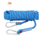 15M/25M/35M Outdoor Static Rope Tomshoo 10mm Climbing Rope for Fire Rescue Safety Escape Climbing Attachment Rugged and Safe
