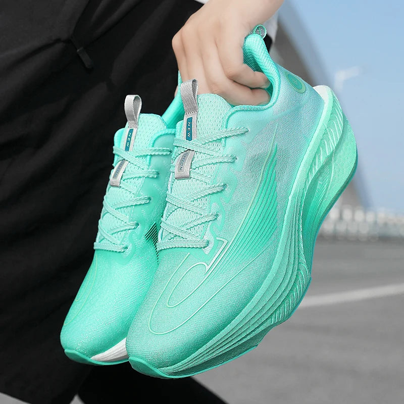 Couple Running Shoes,breathable Mesh Shoes, Ultra-light Cushioning Carbon Plate Running Shoes, Casual and Versatile Sports Shoes