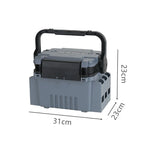 Multifunctional Portable Fishing Box Rod Stand Fishing Box Rod Barrel Holder Fishing Box Pole Accessories
