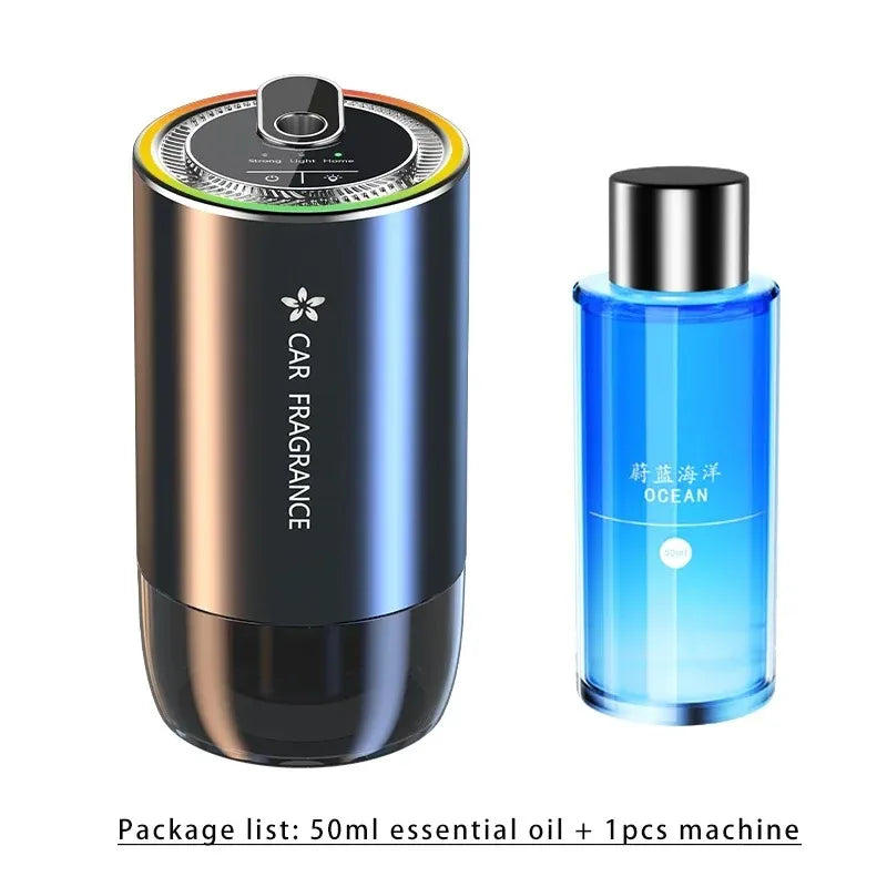 Transform Your Car with Smart Aroma Diffuser & Starry Light Ambiance