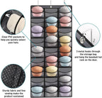 Hat Storage Holder Organizer 27 Clear Pockets Protect Hat Rack Door Hanging Holder Hanger Storage Rack for Baseball Caps Bedroom
