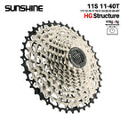 SUNSHINE MTB cassette freewheel HG sprocket carbon steel 10/11/12/13 speed 11T-40T to 11T-52T