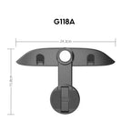 Hipacool Car Seat Back Hook for Tesla Model 3/Y/3 Highland Car Phone Holder Stand Magnetic with Hook Car Interior Accessories