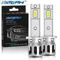 XSTORM H1 H3 LED Bulb Headlight Lamps Mini 25000LM 6500K CSP Super Bright High Low Beam for Car Fog Lights 12V White Automobile