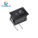 KCD11 Mini Rocker Switch 10x15mm 100pcs 2/3 Pin ON-OFF or ON-OFF-ON 3A 250VAC