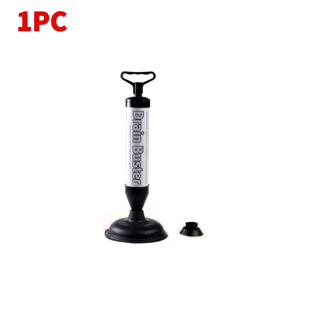Toilet Plunger High Pressure Toilet Air Plunger with 2 Type Suction Cups Pump Toilet Plunger Pipeline Dredge for Bathroom