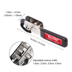 EHDIS Dual-Blades Vinyl Cutter With 4-Width Spacer Strip Cutting Knife Carbon Fiber Wrap Film Wallpaper Styling Slitting Tool