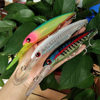 NOEBY 3pcs 140mm 52g Slow Sinking 160mm 73g 12cm 32g  Minnow Fishing Lures Artificial Bait Trolling Wobblers Sea Fishing Lure