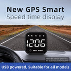Universal Car Mini HUD G4S GPS Head Up Display Auto Digital KMH/MPH Speedometer Black / Green Font Speed Board  Projection