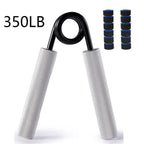 Aluminum Alloy Hand Gripper with Sponge Sleeve Spring Steel Fitness Equipment for Men Home Gym Arm Finger Strength Training