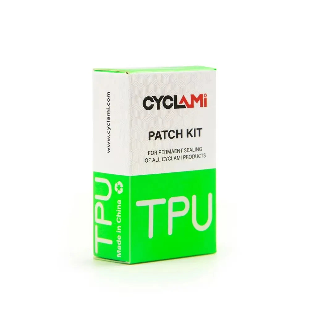 CYCALMI 16/80Pcs Bike Inner Tube Tire Patch Patching Tools Repair Kit Road MTB Folding Bicycle TPU Material Powerful Glue-free