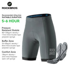 ROCKBROS Summer Cycling Shorts Lightweight Elastic Qucik Dry Breathable With Soft Sponge Pad Shock Absorption Men Cycling Shorts