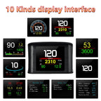 HUD OBD2 Head up Display For Car Smart Gauge Digital Speed RPM Water Temp Fuel Consumption Smart Car System Car Accessoires