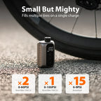 BSCOBBER cycle pump for bicycle A5mini Rechargeable Wireless bike pump electric High Pressure Bicycle Accessories Tire Inflator