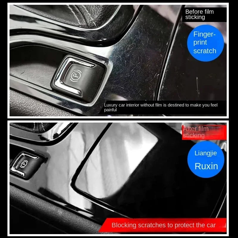 Car Interior Door Center Console Media Dashboard Navigation For Jeep Grand Cherokee 2021-2023 TPU Anti-scratch Protector Film