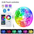 RGB Led Strip Lights 5m 10m 20m 30m Led Room Light with APP Control Flexible Ribbon Luces Led Tape for Room Bedroom Decoration