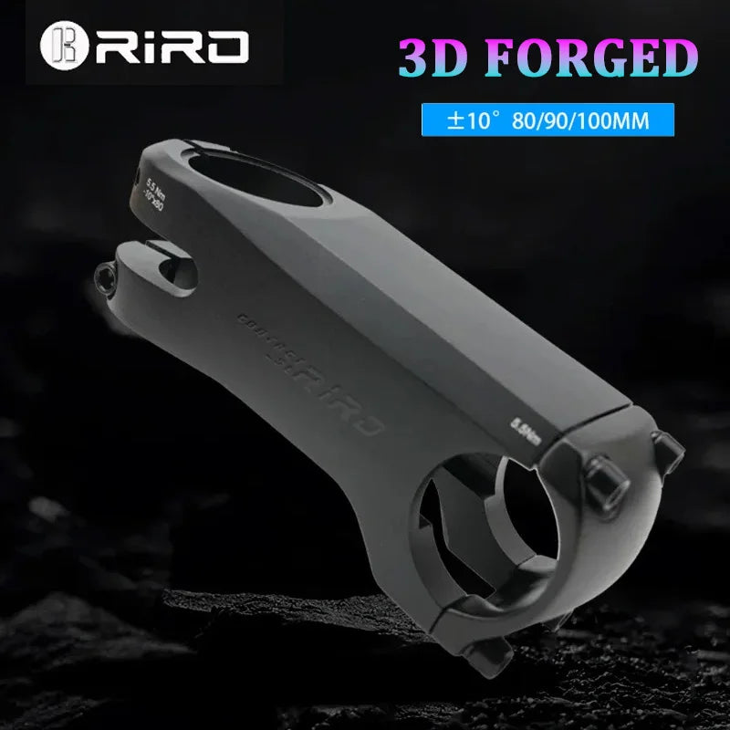 RIRO Bicycle Stem 80mm 90mm 100mm Road MTB Bike Table 31.8mm Aluminum Alloy Handlebar Power Lightweight Mountain Bike Bridge