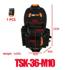 TOOLSTACK Technician's Pouch Multi-Pocket Durable Quick Hanging Waist Bag Screwdriver & Pliers Tool Organizer for Electrician