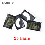 25/50/100Pairs Eye Patches Under Eyelash Pads for Building Hydrogel Paper Patches Lint Free Stickers for False Eyelashes LAUKISS