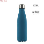 500/750/1000ml Double-Wall Insulated Vacuum Flask Stainless Steel Thermos  BPA Free for Outdoors Sport Water Bottle