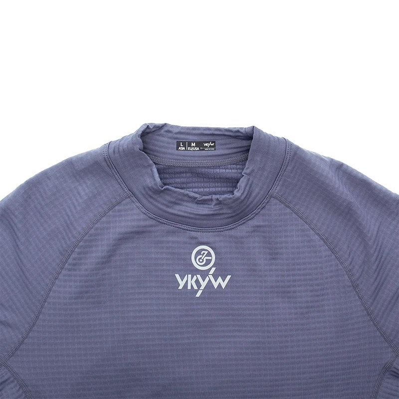 YKYW Winter Men's Cycling Long Sleeve Base Layer 0°C 2025 Thermal Fleece Bicycle Underwear MTB Road Bike Shirt Base Undershirt