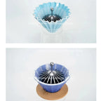 Suitable for Plastic Hand Brewing Hot Water Stamping Metal Coffee Filter Paper Press