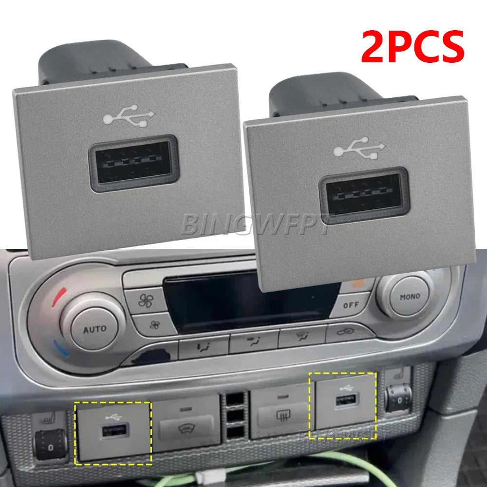 NEW 2PCS Car USB Input Adapter Audio Radio u-disk flash Socket Interface Cable For Ford Focus 2 Mk2 2009-2011