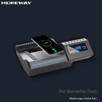 Moreway wireless charger For Mercedes Benz W205 C43 C63 GLC43 GLC63 X253 Phone Holder Fast Charging Car interior accessories