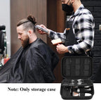 (Bag Only) Barber Accessories Bag for Clippers and Supplies, Mens Hair Trimmers Box, Portable Clipper Storage Holder Organizer