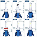 Philips Ultinon Essential LED Light H4 H7 HB3 HB4 H8 H11 H16 6000K White Lamp LED HIR2 9012 9005 9006 Auto Headlight,1Pair