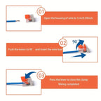 Quick connector, DIY wire connector (28-12 AWG), 2/3/4/5 ports, plug-in electrical connection terminal, mini cable terminal