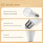 10pcs/lot LED bulb E27 AC 110V 220V 3W 8W 9W 12W 15W 18W 20W 24W LED A60 G45 lamp Saving Cold Warm White Bulbs for Home Light
