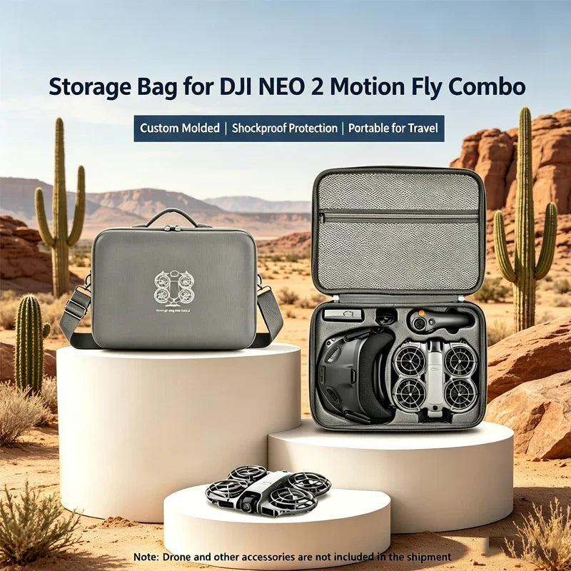 for DJI NEO 2 Portable Carrying Case Hard EVA Storage Bag Waterproof Protective Battery Box Storage Case For NEO 2 Accessory ﻿