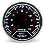 2" 52mm Exhaust Gas Temperature Gauge Auto Car LED EGT Voltmeter Tachometer Turbo Boost Oil Water Temp Gauge For Car Racing 12V