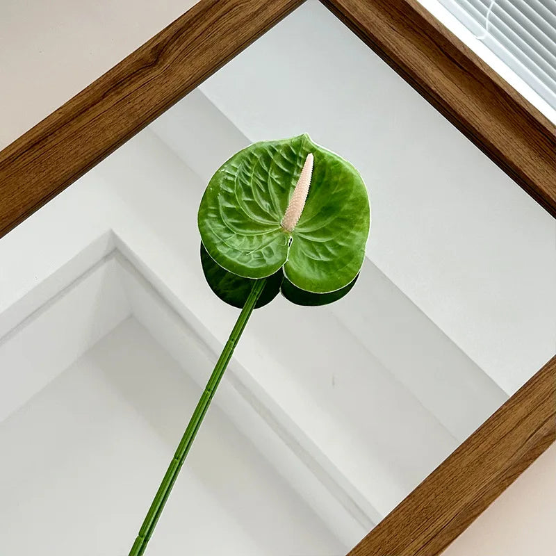 5/10/20pcs 3D Printed Anthurium Artificial Flower Flamingo Palm Wedding Hall Layout Wedding Home Decoration Artificial Flower