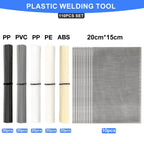 55/110Pcs Plastic Welding Kit, ABS PP PVC PE Plastic Welding Rods,304 Stainless Steel Welding Repair Mesh,Car Bumper Repair Tool