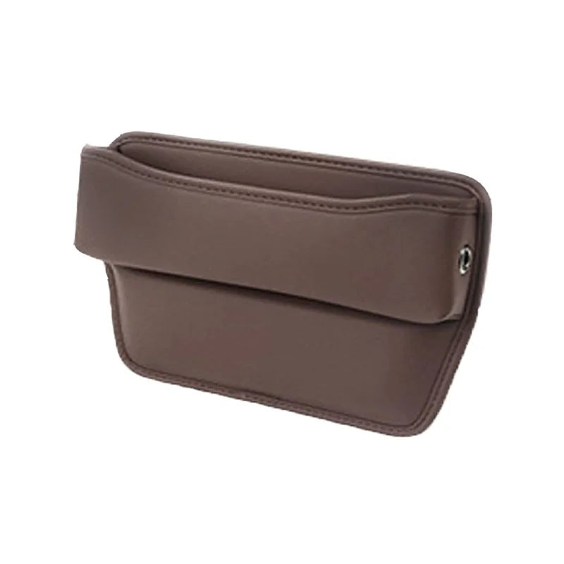 Leather Car Seat Gap Organizer, Universal Side Pocket Storage Box for Tidying Small Items