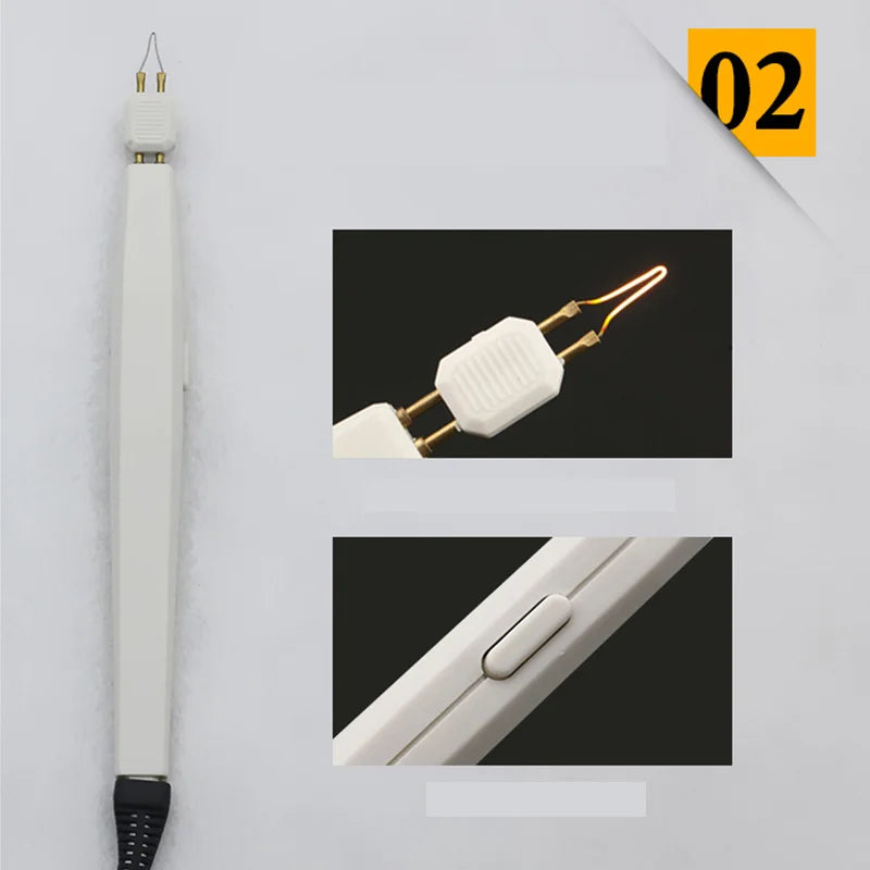 Desktop electrocoagulation hemostatic eyelid tool, electric heating double eyelid device