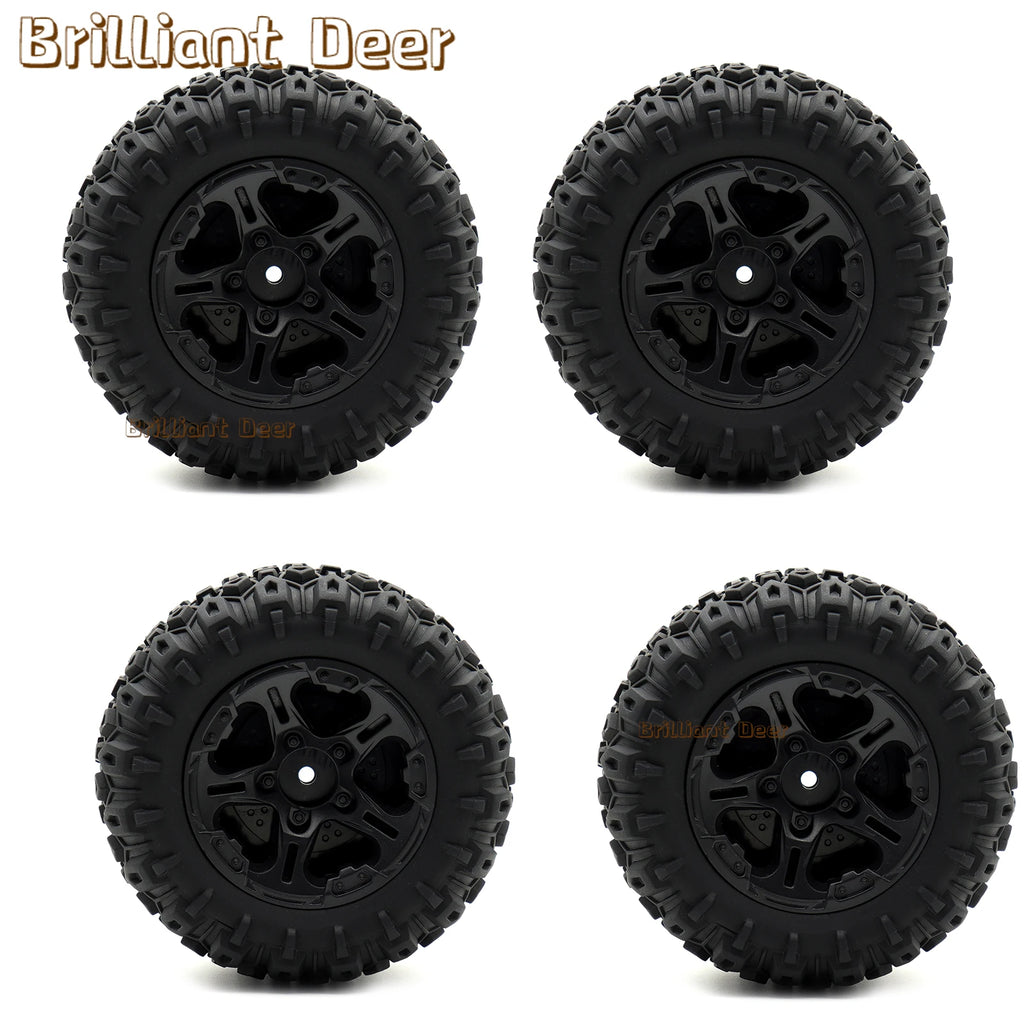 12mm Hex RC Tire and Wheel Upgrade Parts for Traxxas 1/10 MINI MAXX RC Monster Truck Remote Control Car Model Accessories