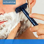 KAMPFE Double Edge Safety Razor Stainless Steel Classic Manual Shaver Wet Shaving 30-degree Shaving Angled Head for men