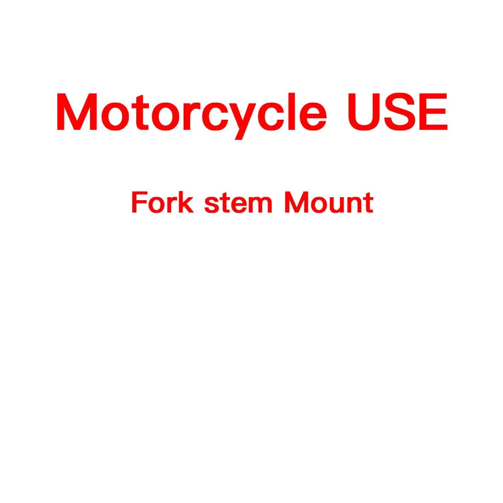 Universal Motorcycle Fork Stem Mount Phone Holder Stand - Standard & PRO Adjustable CNC Bracket for Sport Bikes Hollow Stem