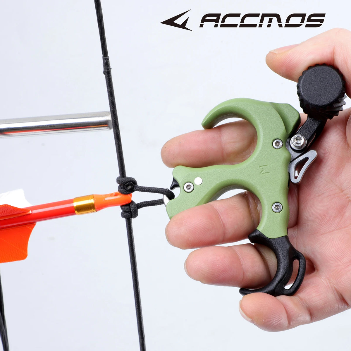 Colorful UV 3/4 Finger Release adjustable Compound Bow Release Aid Device Grip Archery Outdoor Shooting Hunting Accessory