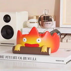 Resin Cartoon Fire Person Tray Creative Anime Key Holder Storage Indoor Outdoor Decor Perfect for Christmas HalloweenGift