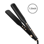Professional Hair Straightener 1 Inch High Temperature 480℉ Keratin Treatment Flat Iron Hair Curler Dual Voltage Hair Styler