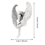Creative Sculpture Decoration Redemption Angel Statue Jewelry Redemption Statuette Religious Garden Home Decoration 15x13x8cm