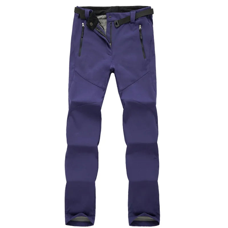 Fanuocetar Thick Warm Fleece Winter Pants Women, Waterproof, Hiking, Trekking, Camping, Skiing, Soft Shell Windproof Trousers
