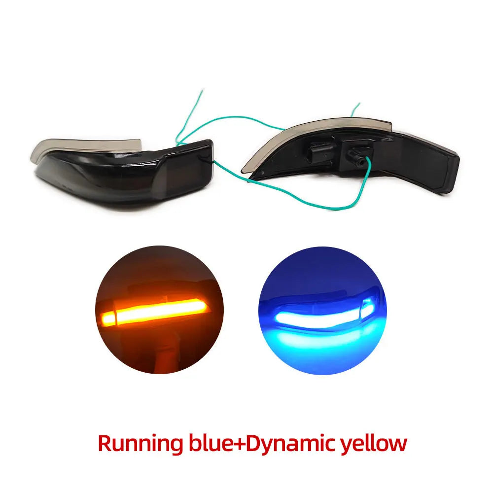 2PCS For Toyota Corolla Camry Prius Vios Yaris Venza Avalon Altis LED Dynamic Turn Signal Light Side Mirror lighting
