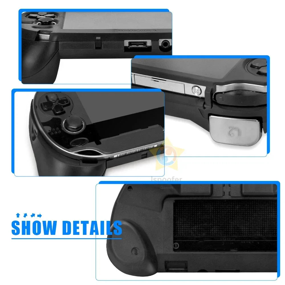 For PS VITA 1000 PSV1000/PS Vita1000 Replacement Hand Grip Joypad Stand Case with L2 R2 Trigger Button Game Accessories