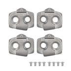 RRSKIT Mountain Bicycle Lock Pads For Time Mountain Bike Self-Locking Pedal ATAC System Stainless Steel Mountain Bike Cleats
