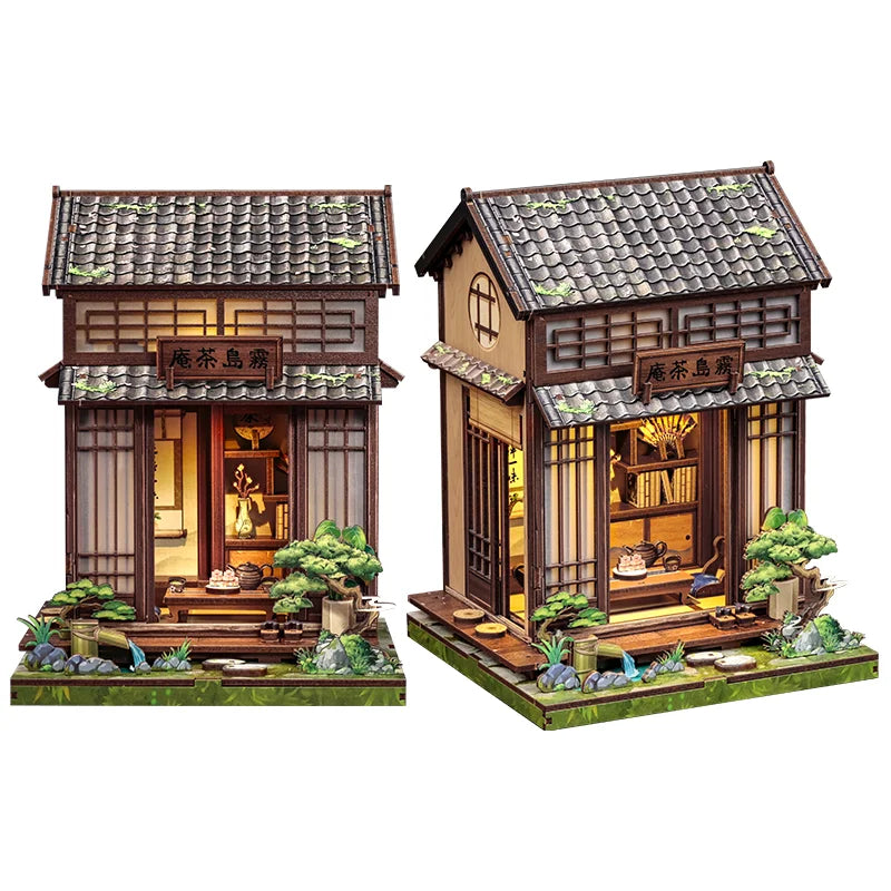 CUTEBEE Book Nook DIY Building Kit with Laser-Cut Precision Pieces 3D Wooden Puzzle  Collectible Desk Home Decor for Gift Idea